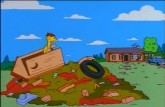 Homero Simpson Escondido en Setos — Simpsons meme