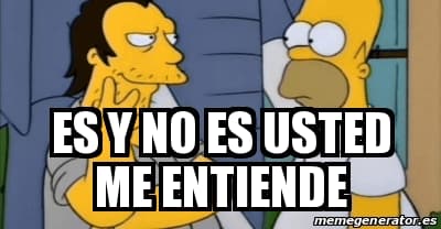 Lenny Le Explica a Homer: Es y No Es, ¿Me Entendés? — meme de Simpsons