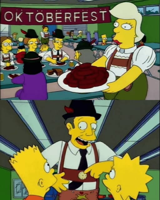 Simpsons Oktoberfest Meme — Simpsons meme