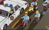 Otto Rolls Out With the Kids — Simpsons meme
