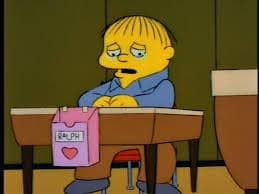 Ralph's Valentine Goes Unreturned — Simpsons meme
