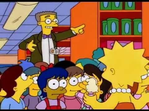 Smithers Presentando Ideas Simpson