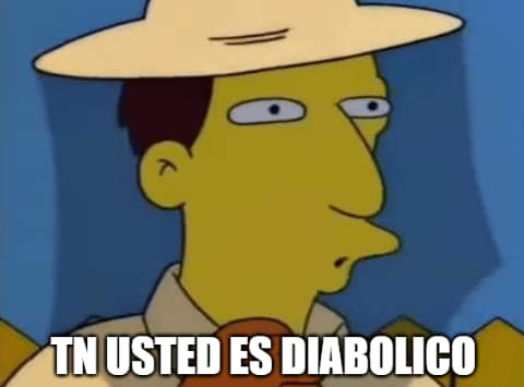 TN You Are Absolutely Diabolical — Simpsons meme