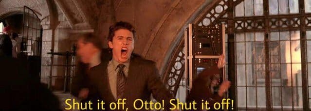 Shut It Off Otto Shut It Off — Spider Man meme