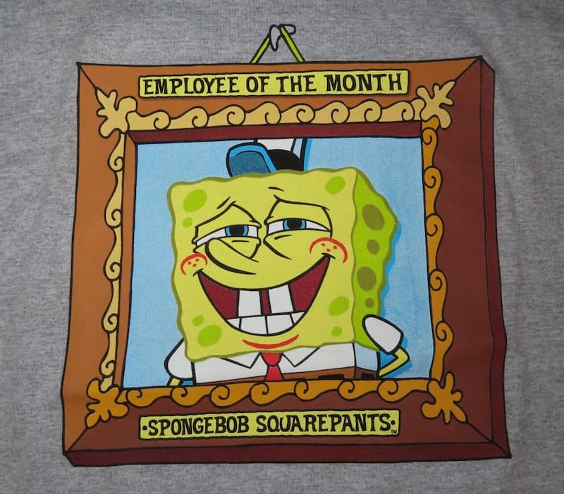 Employee of the Month SpongeBob — meme de Spongebob
