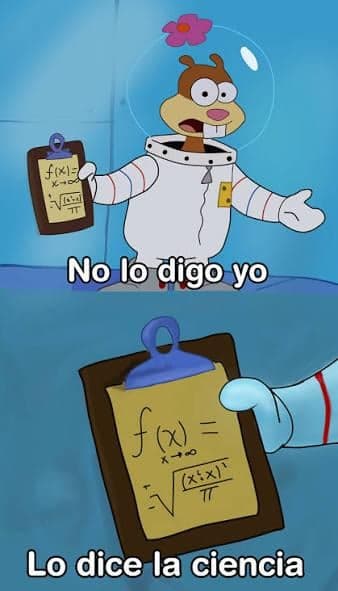 Sandy Says Blame Science Not Me — Spongebob meme