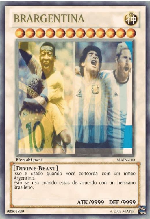 Botafogo: «HONRANDO A TODO UN CONTINENTE» — meme de Yugioh Parody
